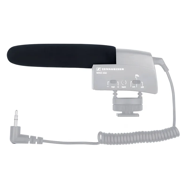 Espuma Windshield para Microfone Shotgun Sennheiser MKE 400