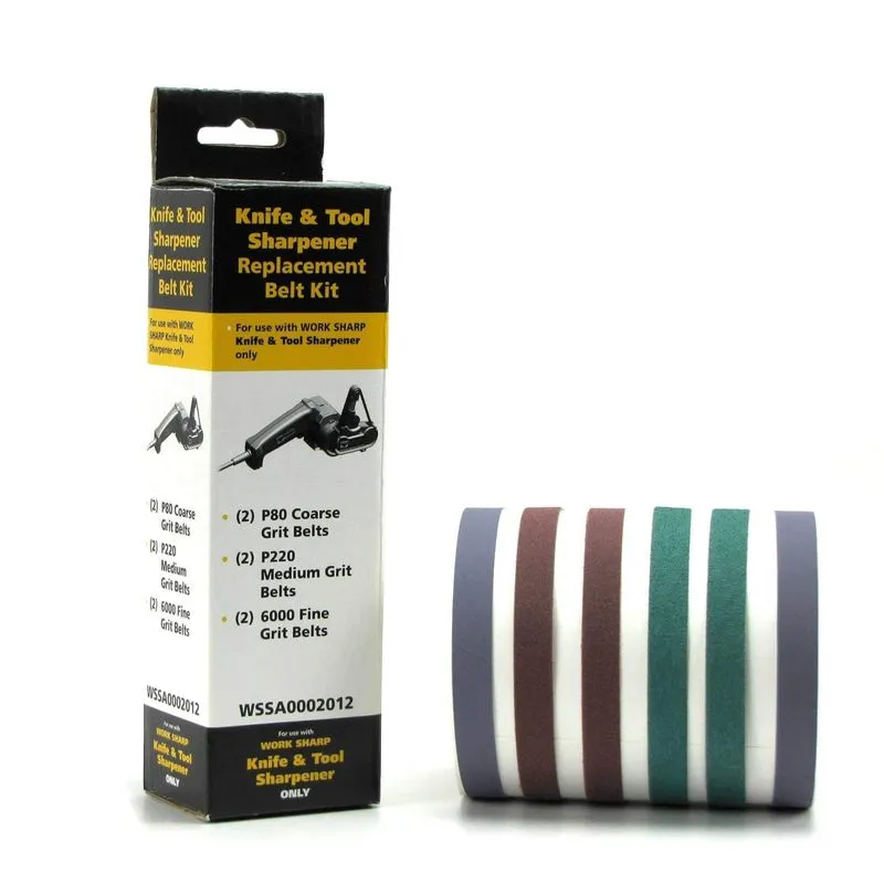 Kit De 06 Cintas De Afiação Para Afiador Work Sharp