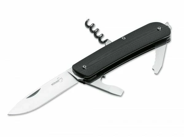 BÖKER® Tech Tool City 2 džepni multifunkcionalni nož 7,1 cm, crni, G10