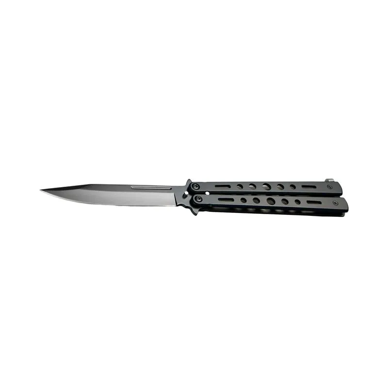 Canivete Manual Magnum Balisong All Black Schwarz Lâmina em Aço Inox Cabo em Alumínio 4,13" - Boker