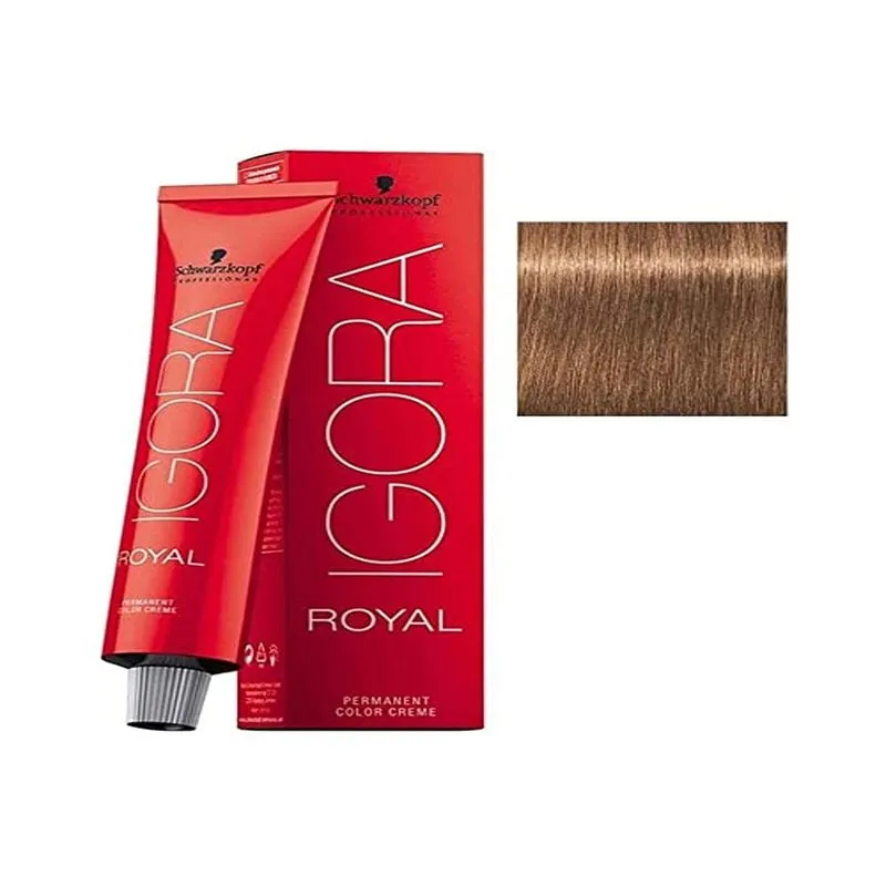 Cor De Cabelo Schwarzkopf Igora Royal 7-65 Medium Auburn Gold Blonde