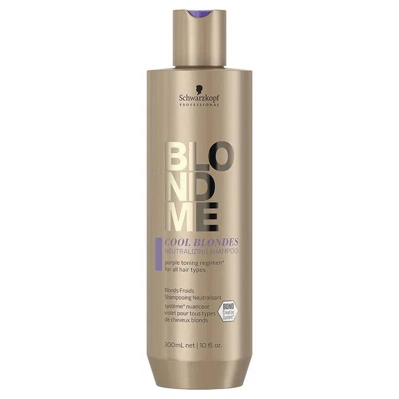 Schwarzkopf Professional BlondMe Cool Blondes Neutralizing Shampoo 300ml