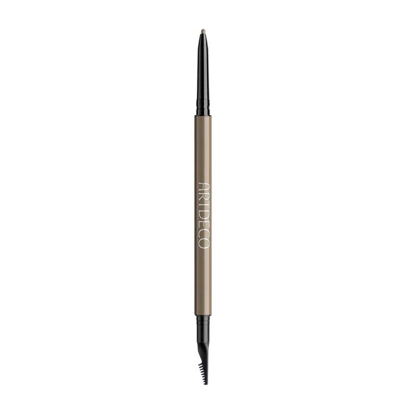 ArtDeco, Ultra Fine, Defining, Eyebrow Cream Pencil & Brush 2-In-1, 21, Ash Brown, 0.09 g
