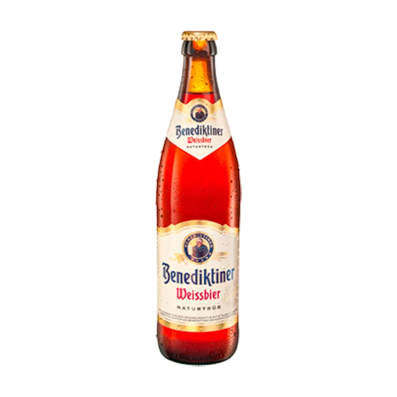 Cerveza Weissbier Naturtrub Botel X 500 Ml Benediktiner