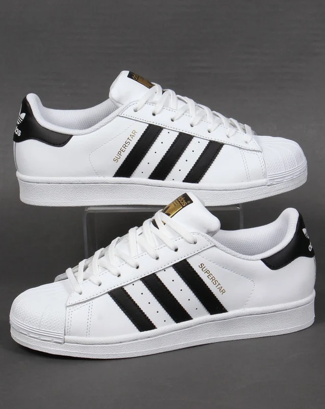 Adidas Superstar Trainers White/Black 7