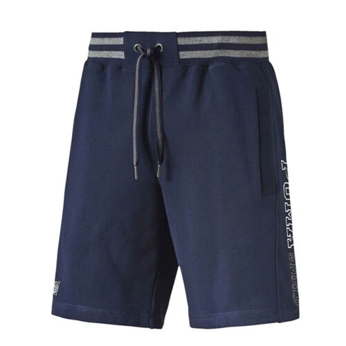 Puma Style Athletic Sweat Bermuda Mens Shorts Regular Fit Navy 836558 06 P4C M