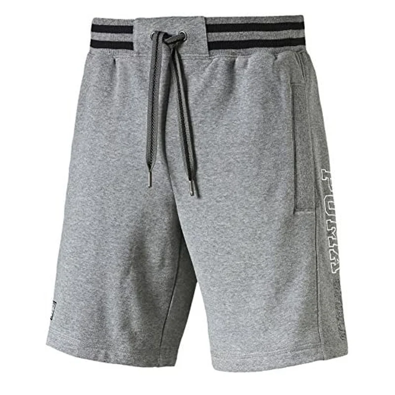 Puma Regular Fit Stretch Waist Grey Mens Shorts 836558 GREY M