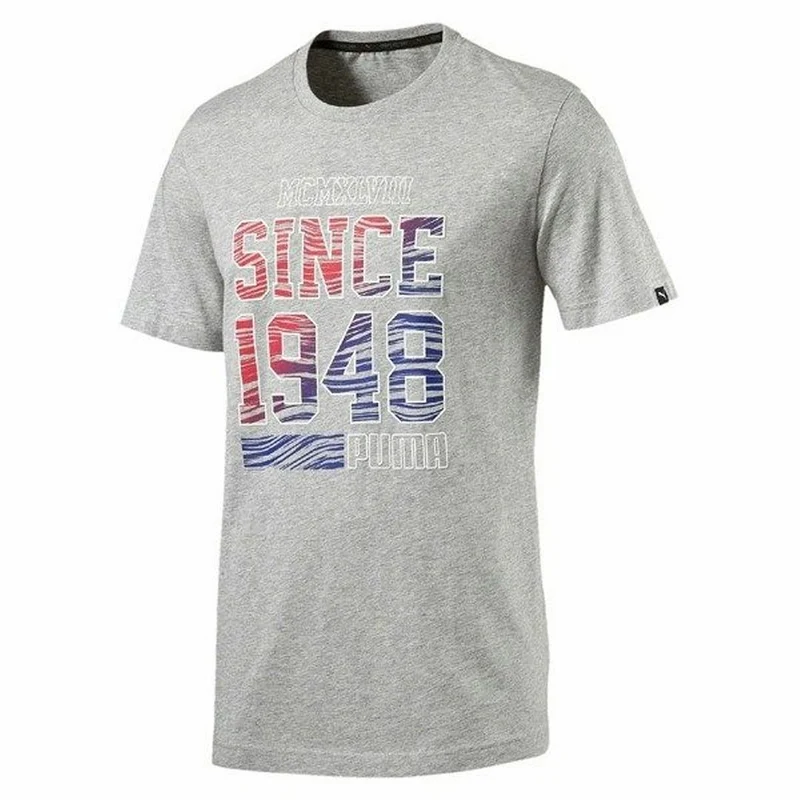Puma Summer 1948 Mens Grey T-Shirt XL