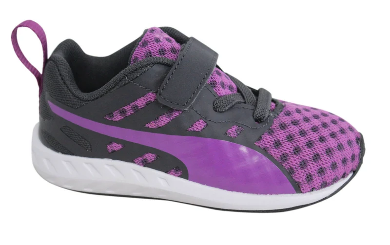 Puma Flare Infants Purple/Black Trainers 9
