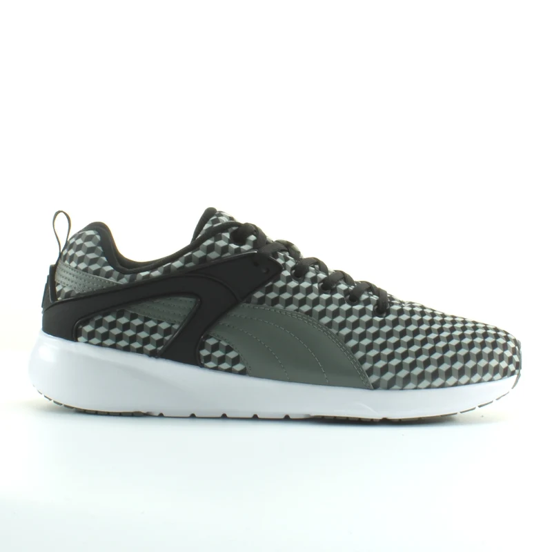 Puma Aril Blaze Geometric Mens Grey Trainers 9