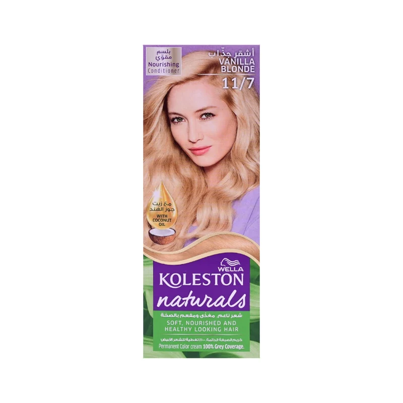 WELLA HAIR COLOR KOLESTON NATURALS 11/7 VANILLA BLONDE 110
