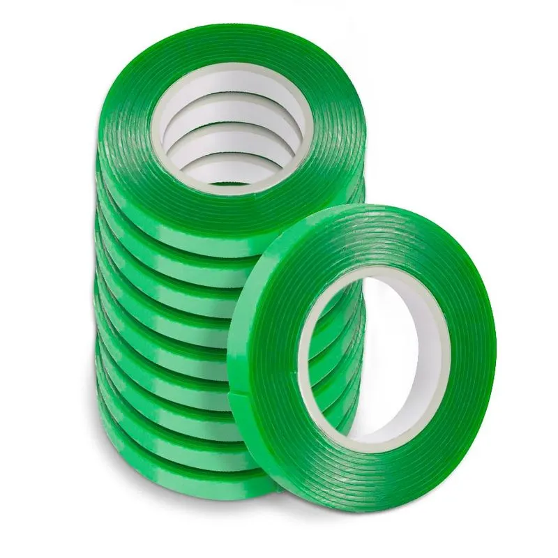 Kit 10 Fita Dupla Face Acrílica 9mm Transparente Wurth