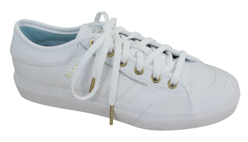Adidas Originals Matchcourt SILVAS White Leather Mens Trainers Shoes CG4277 B14A 10.5