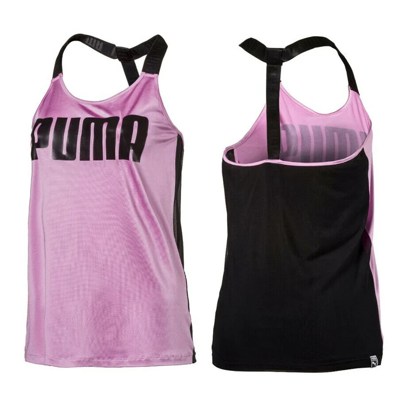 Puma Active Strap Top Womens Thin Vest Tank Fitness Top 852849 02 A77E 16