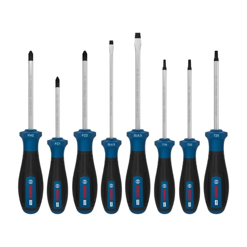 Juego de Destornillador Pro PH/PZ/SL/Tx x 8 Piezas Bosch
