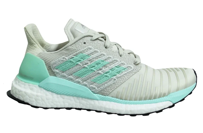 Adidas Performance Sports Solar Boost Lace Up Running Trainers - Womens 5.5