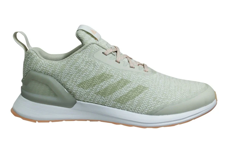 Adidas RapidaRun X Knit Kids Green Running Trainers 6