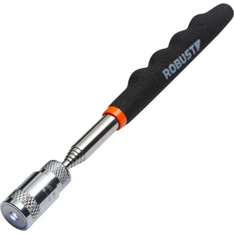 Pegador Telescópico com Ímã, com Led, S38100619, Robust OstenVonder