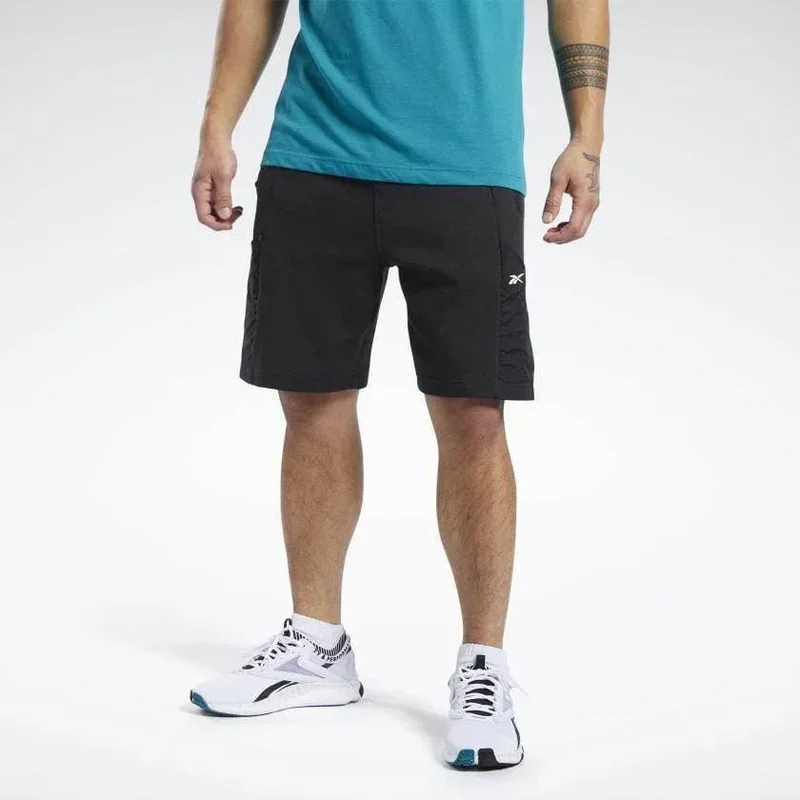 מכנס אימון קצר ריבוק לגבר Reebok TS Knit-Woven Short FJ4598 M