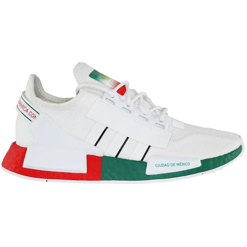 Adidas NMD R1 V2 Mexico City Mens White Trainers 10