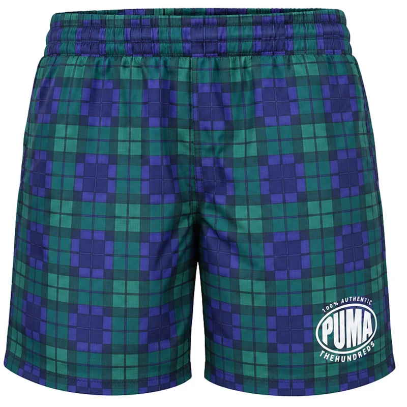 Puma x The Hundreds Crossover Mens Green Shorts XS