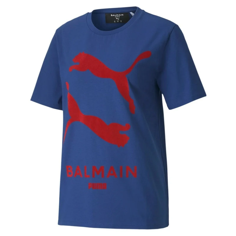 Puma x Balmain Mens Blue T-Shirt M