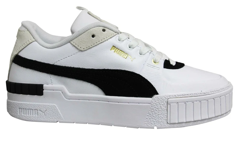 Puma Cali Sport Heritage Womens White Trainers 6.5