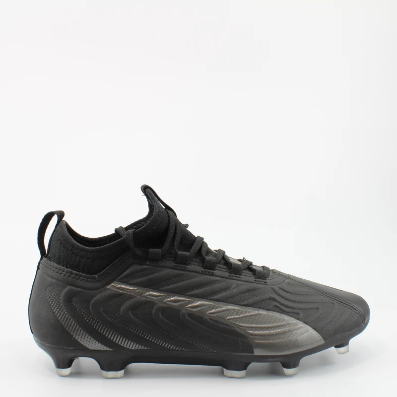 Puma One 20.3 FG/AG Black Leather Mens Football Boots 105826 02 7