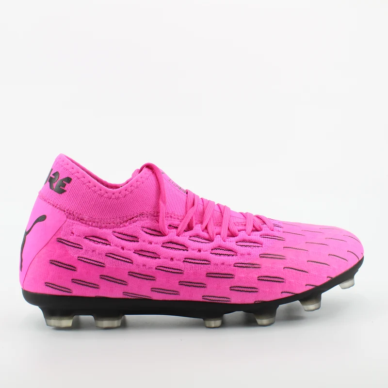 Puma Future 6.2 Netfit HG Pink Textile Mens Lace Up Football Boots 106185 02 6