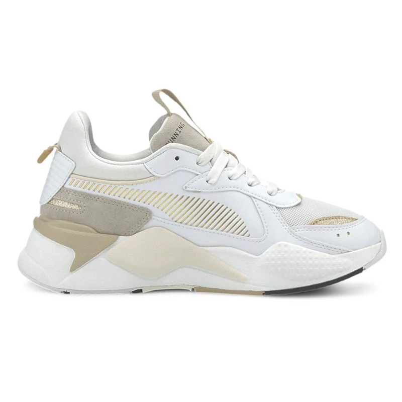 Puma RS-X Mono Metal White Womens Trainers 4.5