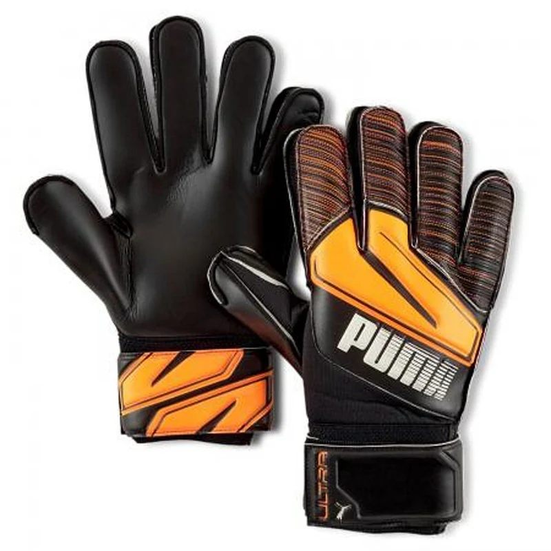 Puma Ultra Protect 2 RC Mens Black/Orange Goalkeeper Gloves 8