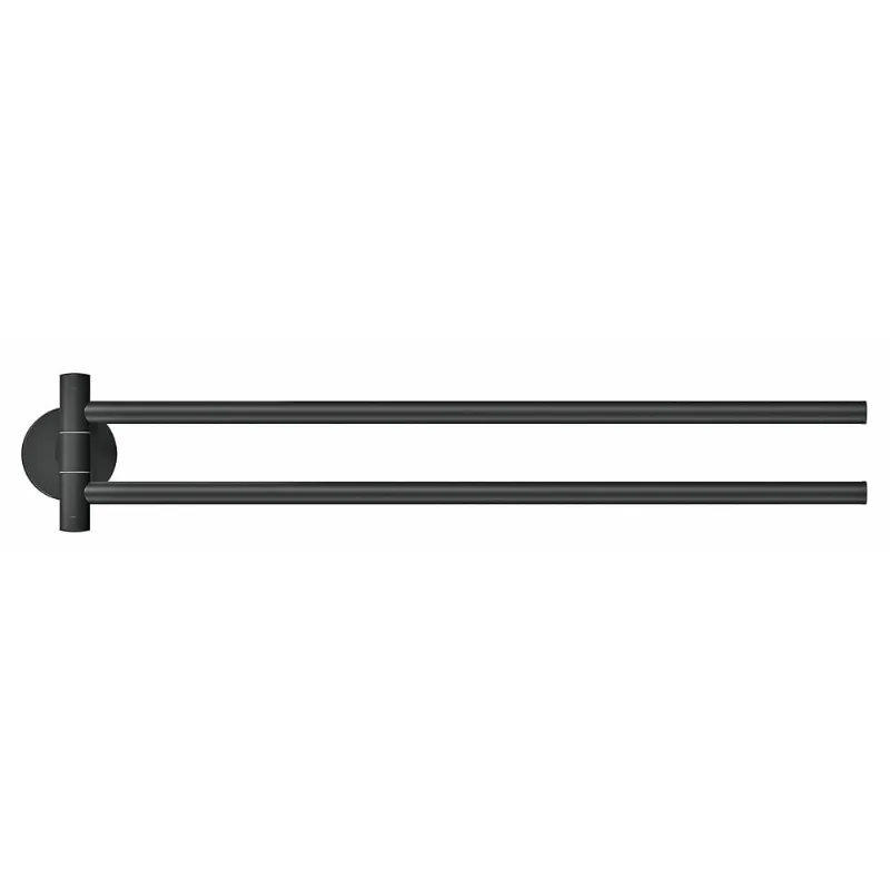 Accesorio Adhesivo Baño Moonblack Toallero Doble