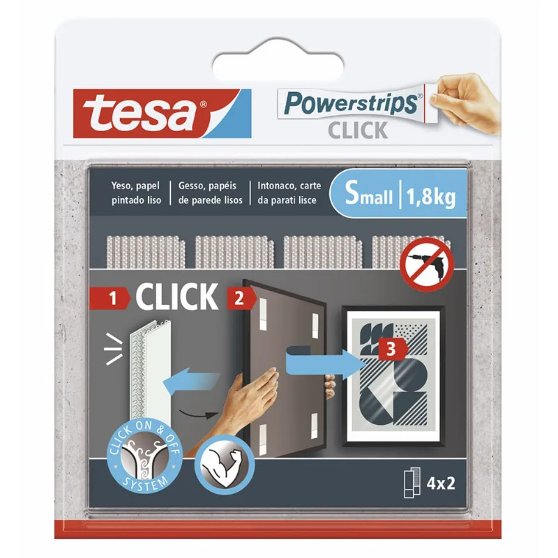 Tiras adhesivas para cuadros 4X2 S Tesa