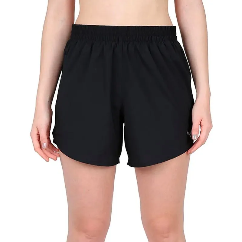 Short Puma Run Up Favorite Woven Negro Talle: M - Color: NEGRO
