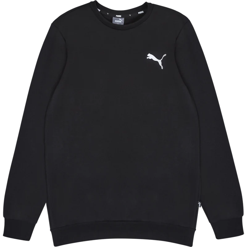 Ess Small Logo Crew Fl Puma Black-cat XS