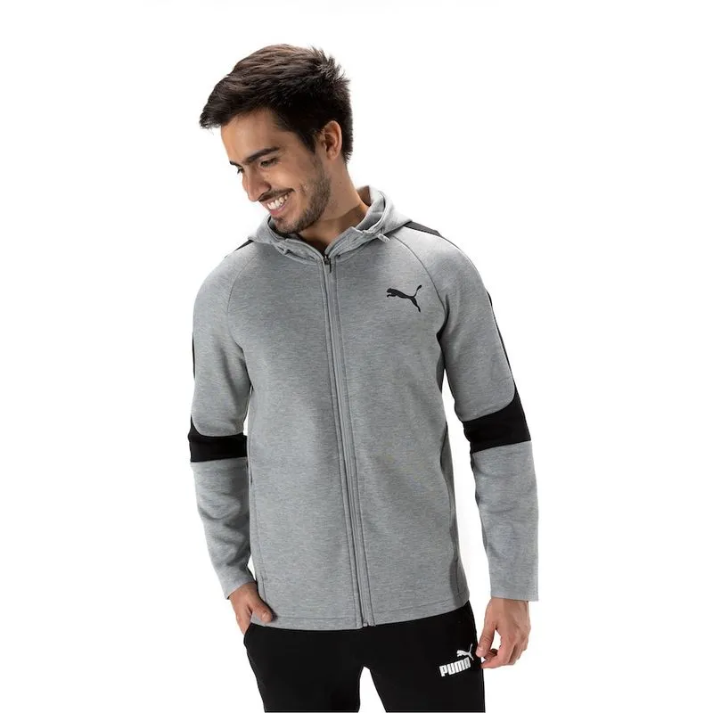 Jaqueta Puma com Capuz Evostripe Core fz Hoodie - Masculina