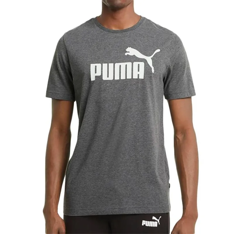Camiseta Puma Ess Heather Masculina Puma Black XXG / preto