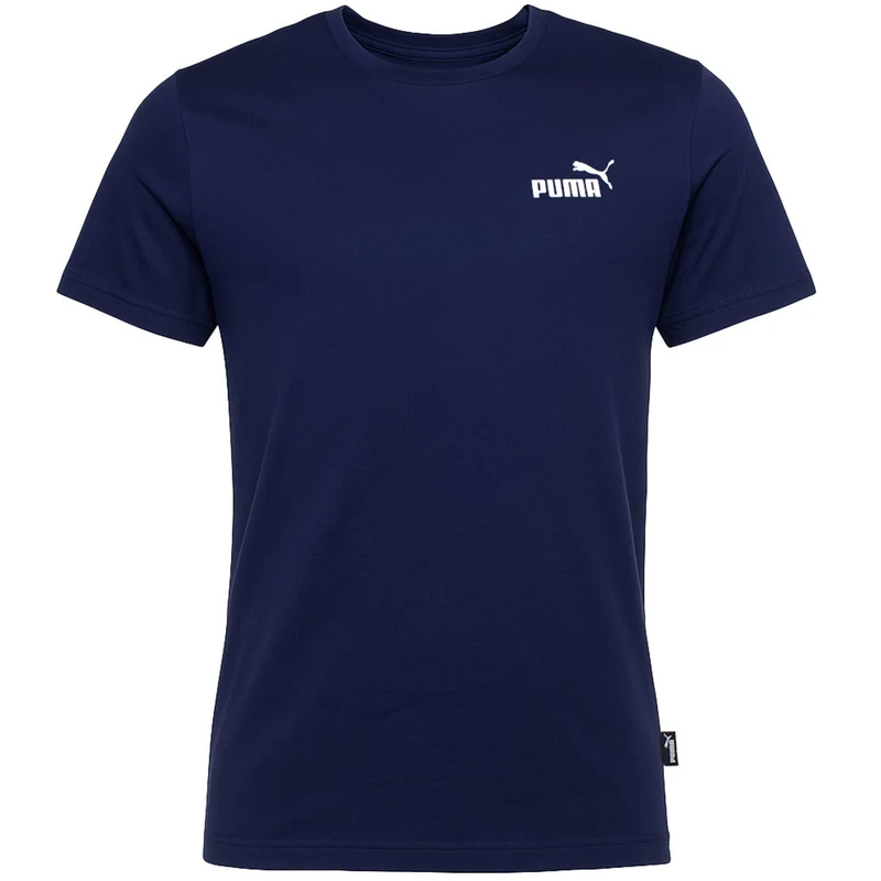 Puma Essentials Mens Navy T-Shirt S