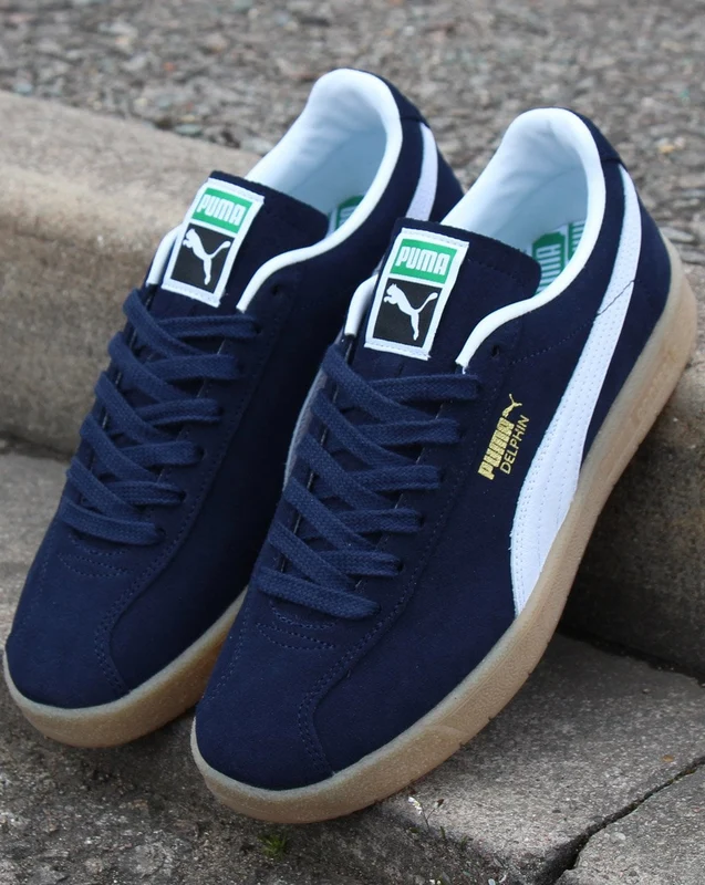 Puma Delphin Trainer Navy/White 7