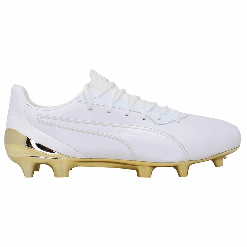Puma King Platinum FG/AG Mens White Football Boots 12