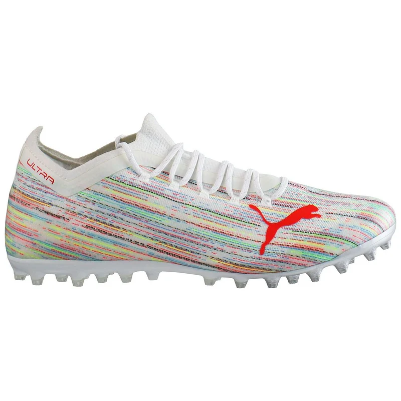 Puma Ultra 1.2 MG Mens White Football Boots 9