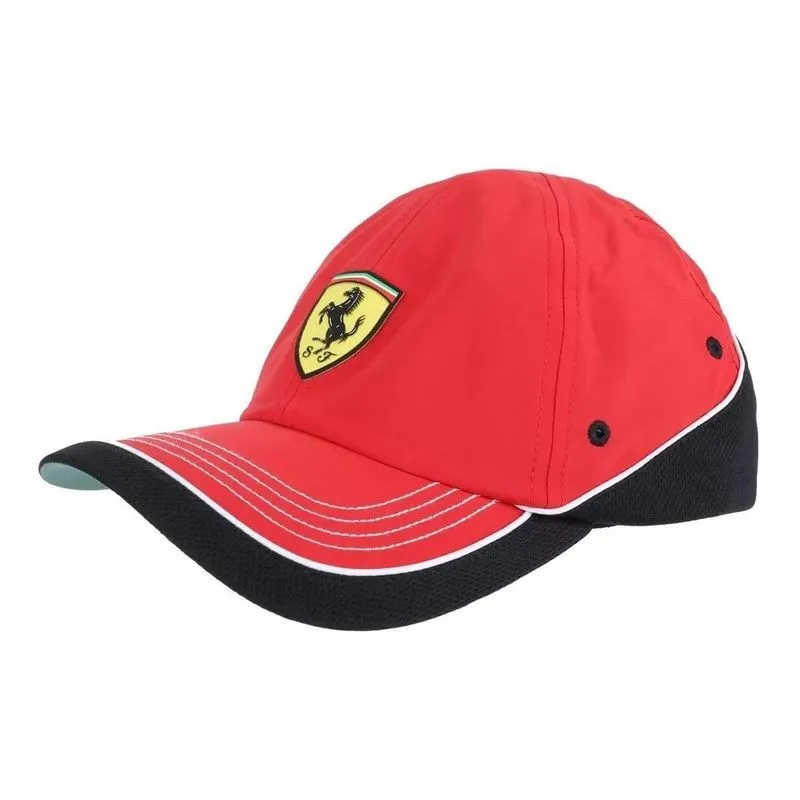 Boné Scuderia Ferrari Baseball Cap Fivela Ajustável Bordado