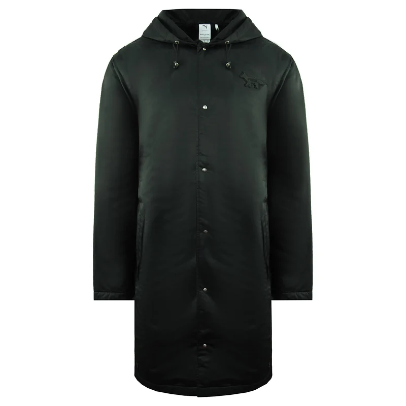 Puma x Maison Kitsune Mens Black Parka Jacket XL