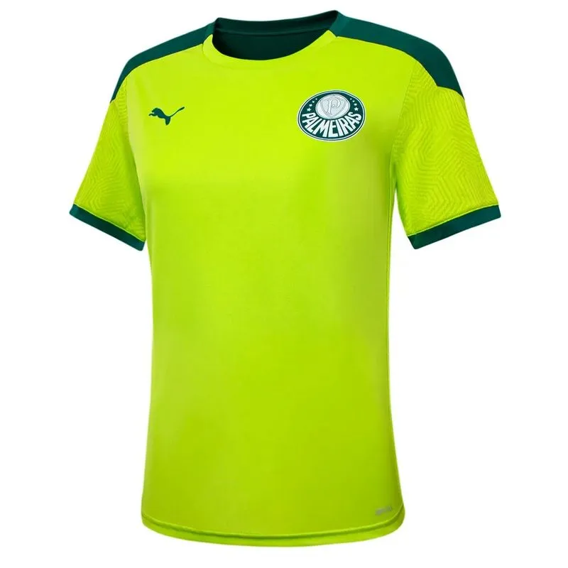 Camisa Treino Palmeiras Puma 21/22 Feminina - Verde Limão - G