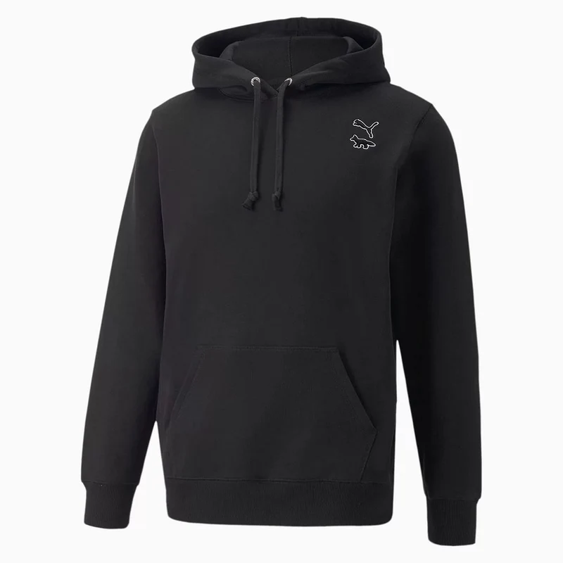 Puma x Maison Kitsune Mens Black Hoodie M