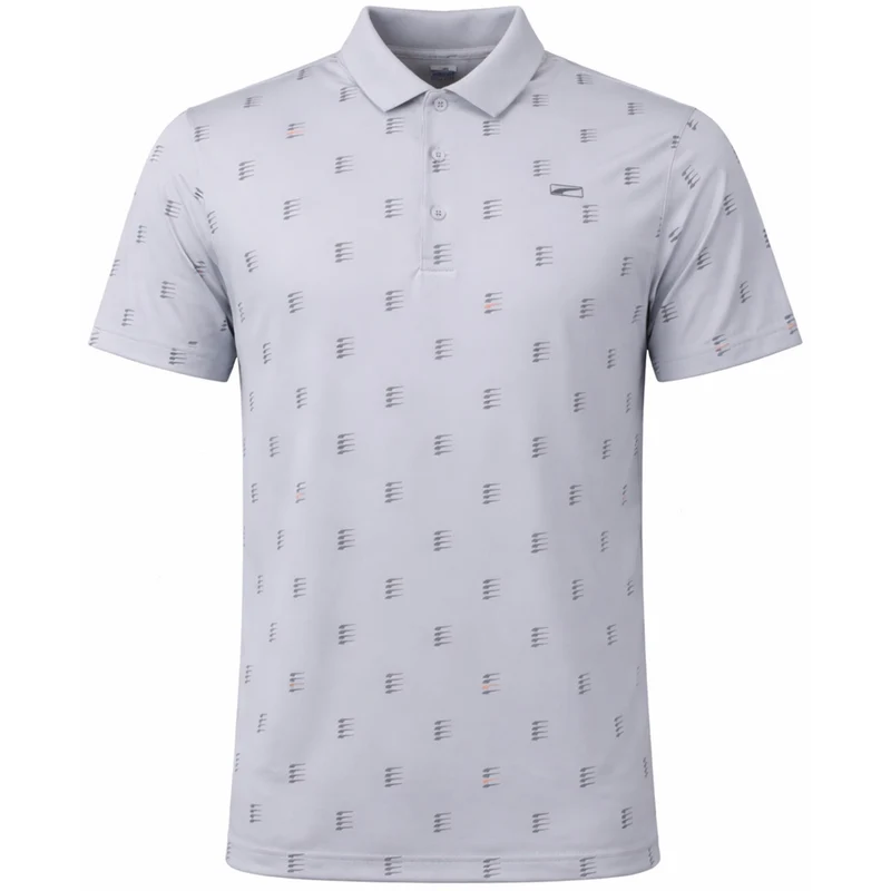 Puma MATTR Moving Day Mens Grey Golf Polo Shirt L