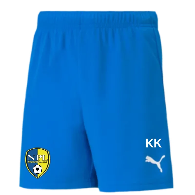 NPL Training Short Electric Blue Lemonade/Puma White / 13-14YR