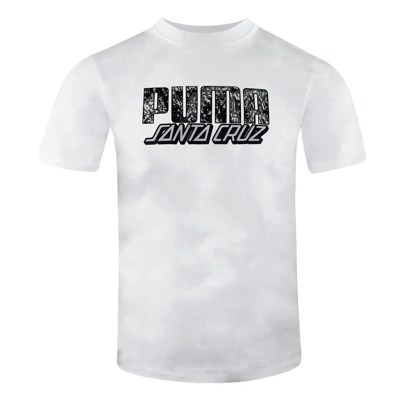 Puma x Santa Cruz Mens White T-Shirt S