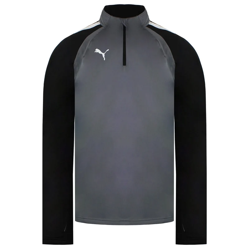 Puma TeamLiga Mens Grey Football Top S