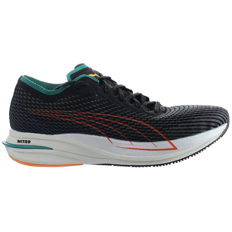Puma Deviate Nitro WTR Mens Black Running Shoes 13